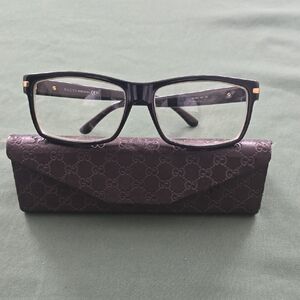 Gucci Black Frame Men's Glasses